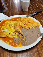 Mexican Plate Enchiladas Mexicanas